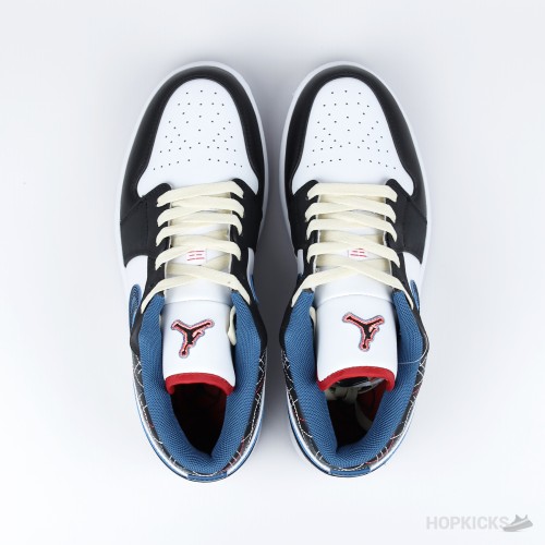 Air Jordan 1 Low SE Industrial Blue Sashiko