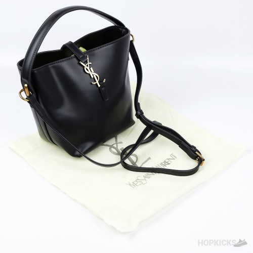 YSL Mini Bucket Black Bag (Economy Batch)