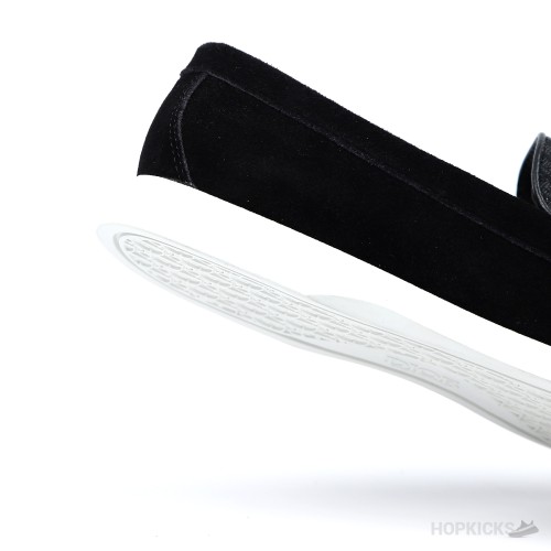 Dior Black Suede and Oblique Jacquard Granville Loafer (Dot Perfect)
