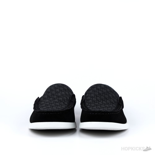 Dior Black Suede and Oblique Jacquard Granville Loafer (Dot Perfect)