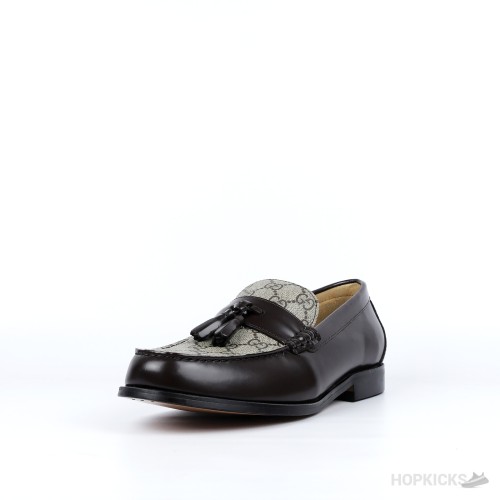 Gucci Supreme Leather Tassel Loafers