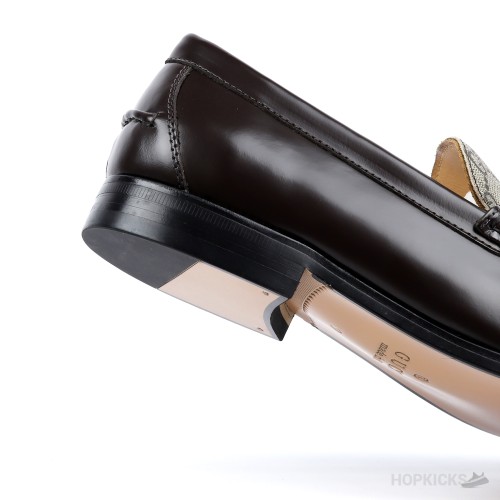 Gucci Supreme Leather Tassel Loafers