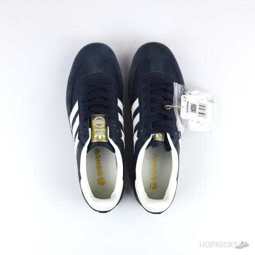 Adidas Samba Black Blue Suede (Premium Batch)