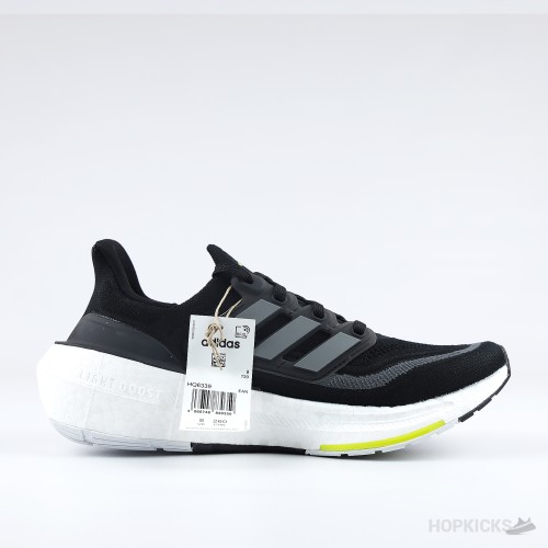 Adidas Ultraboost 23 Light Black Neon (Premium Plus Batch)