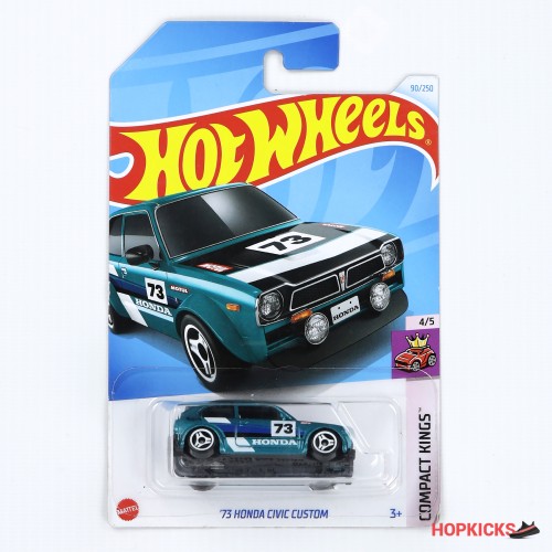 Hot Wheels | '73 Honda Civic Custom (Midnight Teal)