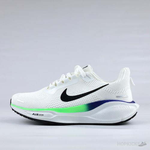 Air Zoom Pegasus 41 Volt Triple White Black Swoosh