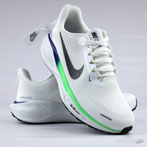 Air Zoom Pegasus 41 Volt Triple White Black Swoosh