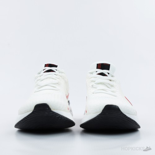 Nike React Infinity Run Flyknit 3 White Red (Premium Plus Batch)