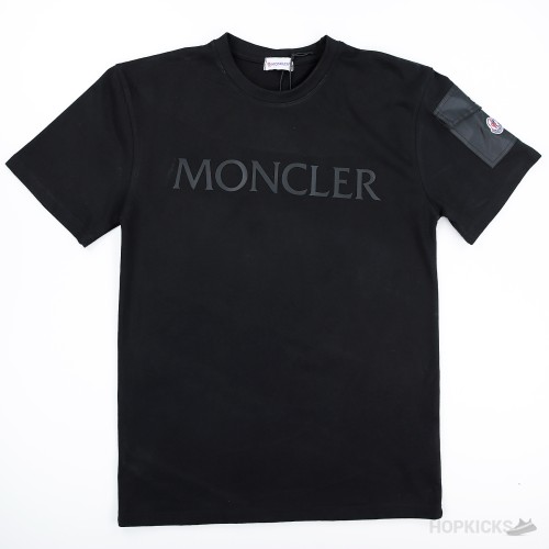 Moncler Laminated Logo Cotton T-Shirt
