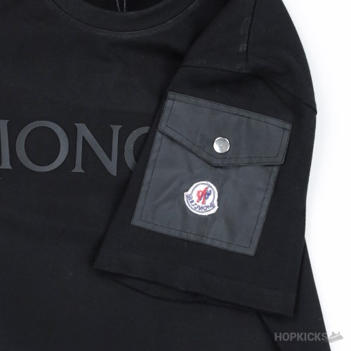 Moncler Laminated Logo Cotton T-Shirt