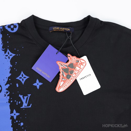 LV Multi Printed Black T-shirt