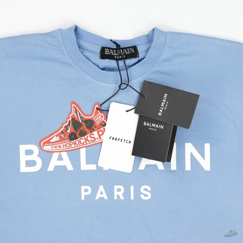 Balmain Paris Blue T-shirt