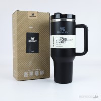 Stanley Quencher H2.0 FlowState Tumbler [1.2L] Black (Premium Batch)