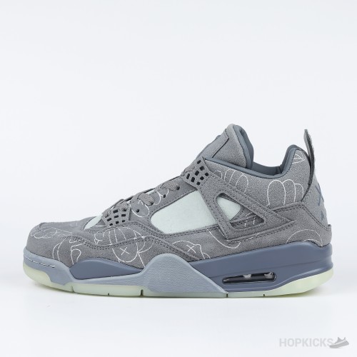 Air Jordan 4 x Kaws Grey (Glow in the Dark) (Premium Batch)
