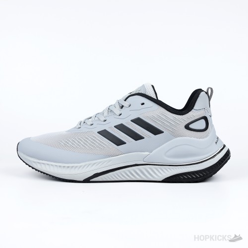 Adidas Alphamagma Light Grey Core Black (Premium Batch)