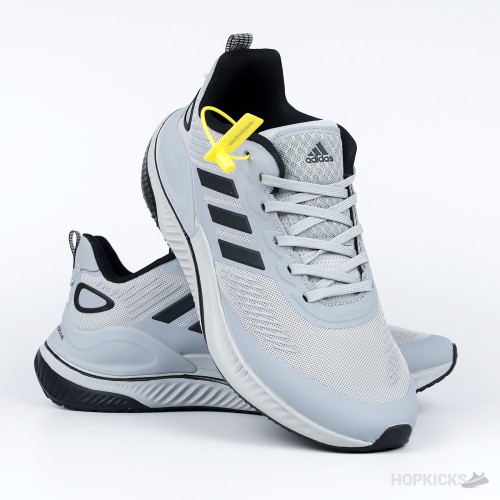 Adidas Alphamagma Light Grey Core Black (Premium Batch)
