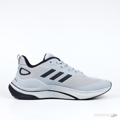 Adidas Alphamagma Light Grey Core Black (Premium Batch)