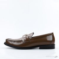 LV Monogram Calf Leather Major Loafer Brown (1:1)