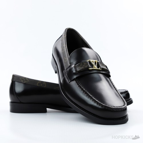 LV Major Side Monogram Brown Loafers (1:1)