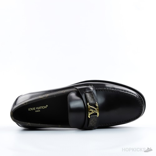 LV Major Side Monogram Brown Loafers (1:1)