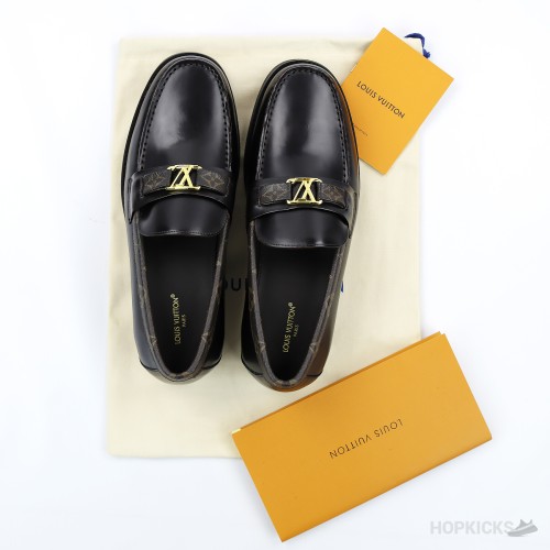 LV Major Side Monogram Brown Loafers (1:1)