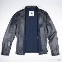 Zara Dark Blue Leather Jacket (Original Product) Zara Dark Blue Leather Jacket (Original Product)