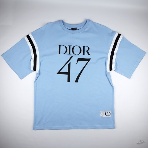 Christian Dior Men's Light Blue Tee