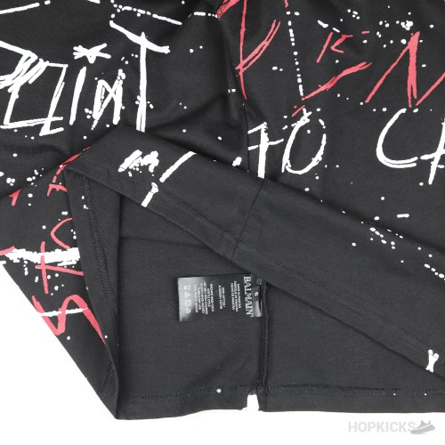 Balmain" No Is No" Printed T-Shirt