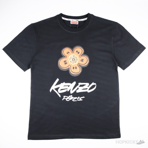 Kenzo Boke-flower Paris Black T-shirt