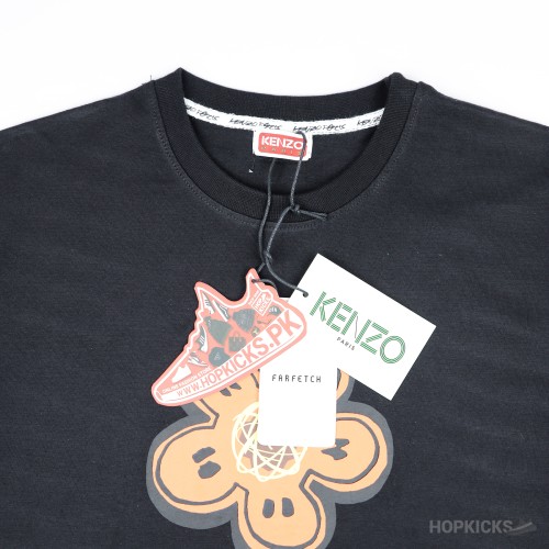 Kenzo Boke-flower Paris Black T-shirt