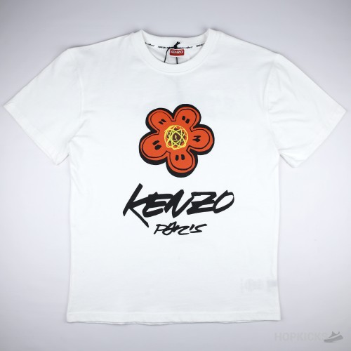 Kenzo Boke-flower Paris White T-shirt