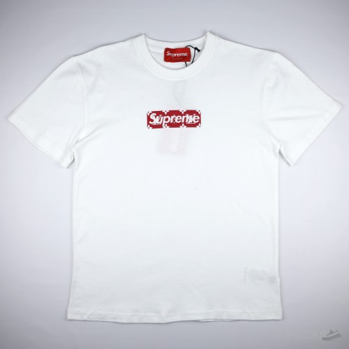 Louis Vuitton x Supreme White Tee 