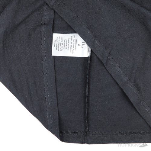 Dior Black & Silver 47 Logo T-Shirt