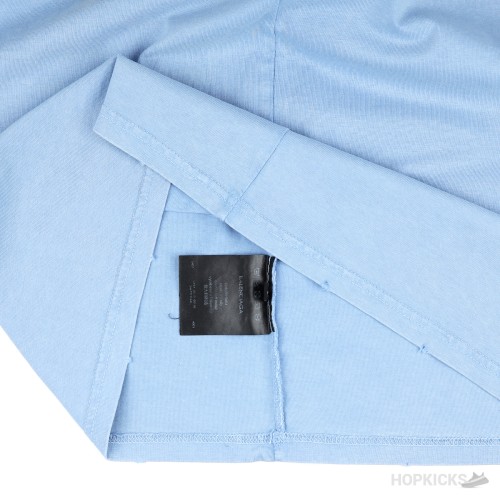 Balenciaga Tape Type Blue T-shirt