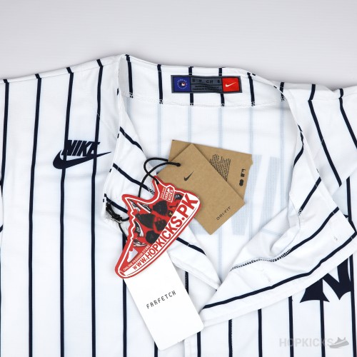 Men's New York Yankees Mariano Rivera Nike White Throwback Cooperstown Collection Limited Jersey