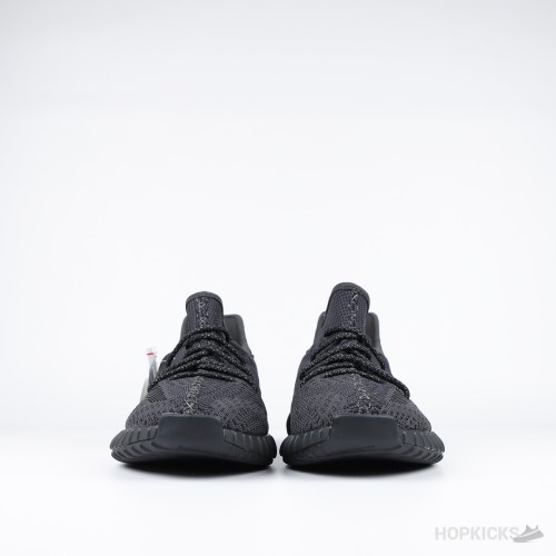 Adidas Yeezy 350 Boost Black Reflective Laces