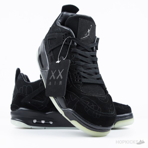 Air Jordan 4 x Kawas Black