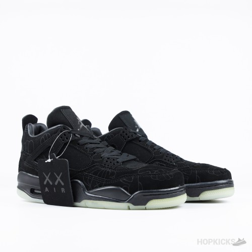 Air Jordan 4 x Kawas Black