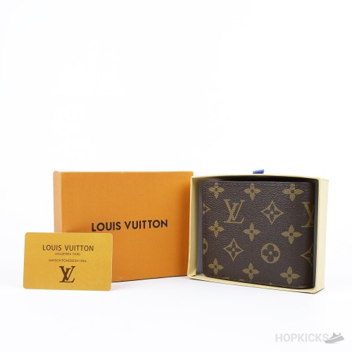 Louis Vuitton Brown Bifold Wallet in the Monogram Eclipse pattern