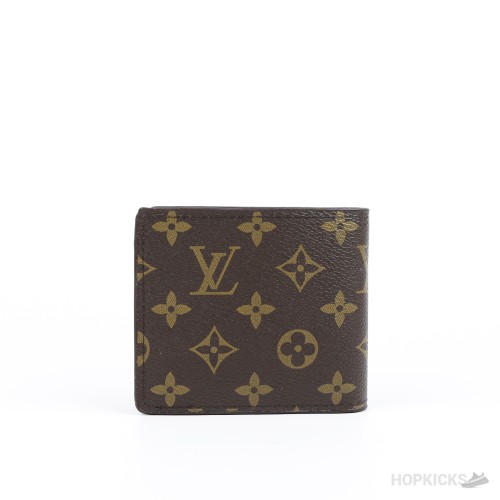Louis Vuitton Brown Bifold Wallet in the Monogram Eclipse pattern