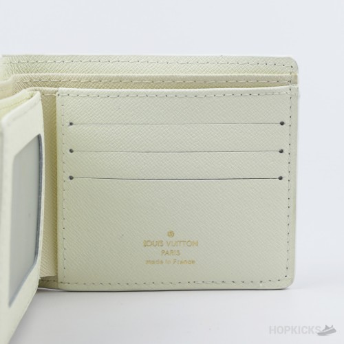 Louis Vuitton Bifold Wallet in the Damier Azur pattern