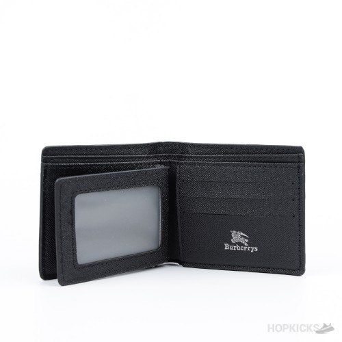 Burberry Bifold Wallet Dark Grey Check pattern