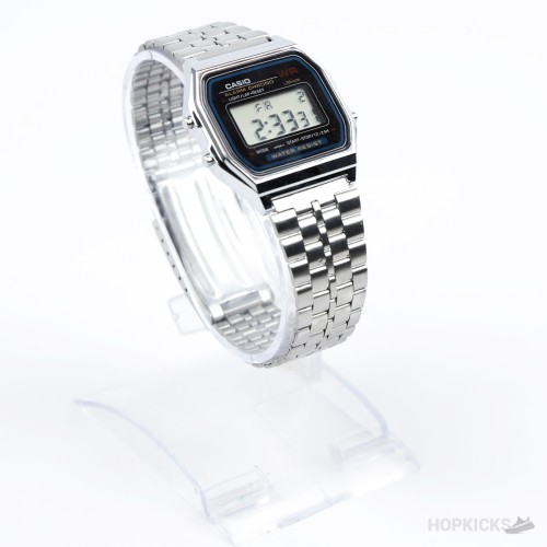 Casio Retro 80s Style Metal Band Digital Watch Casio Retro 80s Style Metal Band Digital Watch