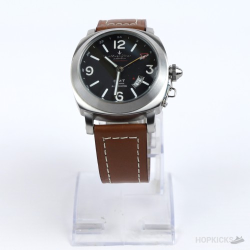 Radianttons Dual Time Diver Style Watch with Black Dial