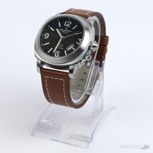 Radianttons Dual Time Diver Style Watch with Black Dial Radianttons Dual Time Diver Style Watch with Black Dial