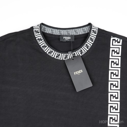 Fendi black t-shirt FF logo