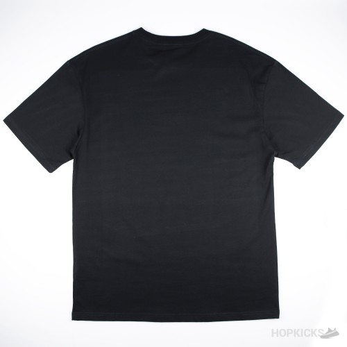 Fendi FF Yellow Eyes Printed Black T-Shirt