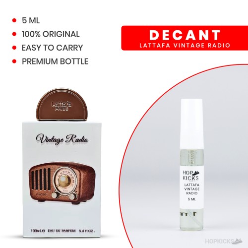 Lattafa Vintage Radio | Original Decant