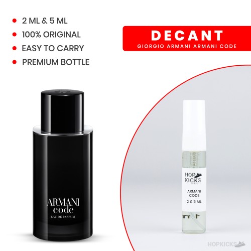 GIORGIO ARMANI Armani Code | Original Decant