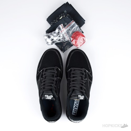 Travis Scott x Air Jordan 1 Retro Low OG SP Black Phantom (Premium Plus Batch)